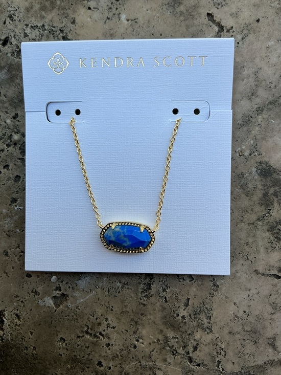 Kendra Scott Jewelry - KENDRA SCOTT Gold Toned Elisa Cobalt Howlite Necklace